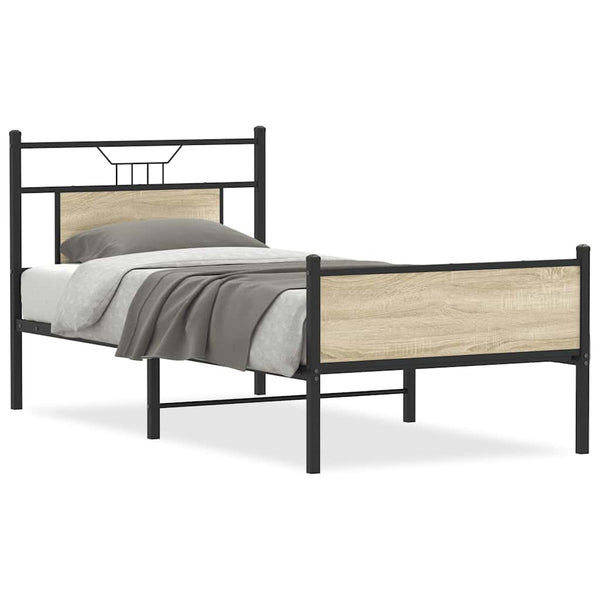 Bettgestell Sonoma Eiche 80x200 cm