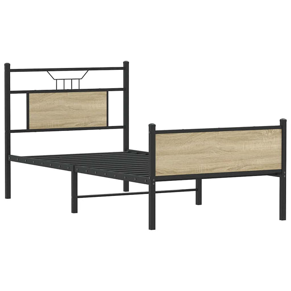 Bettgestell Sonoma Eiche 80x200 cm