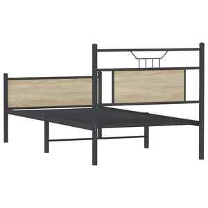Bettgestell Sonoma Eiche 80x200 cm