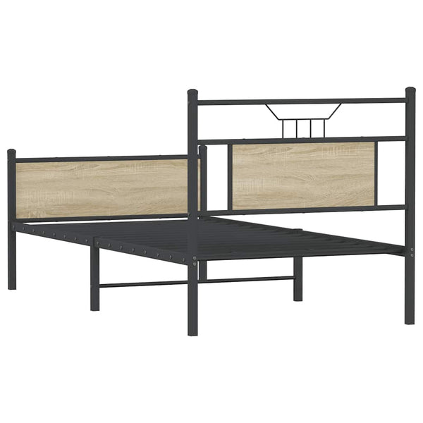 Bettgestell Sonoma Eiche 80x200 cm