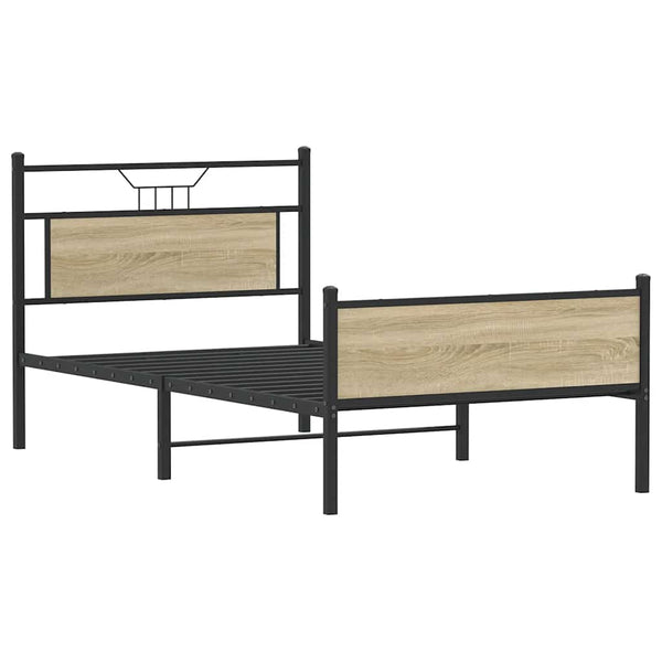 Bettgestell Sonoma-Eiche 100x190 cm