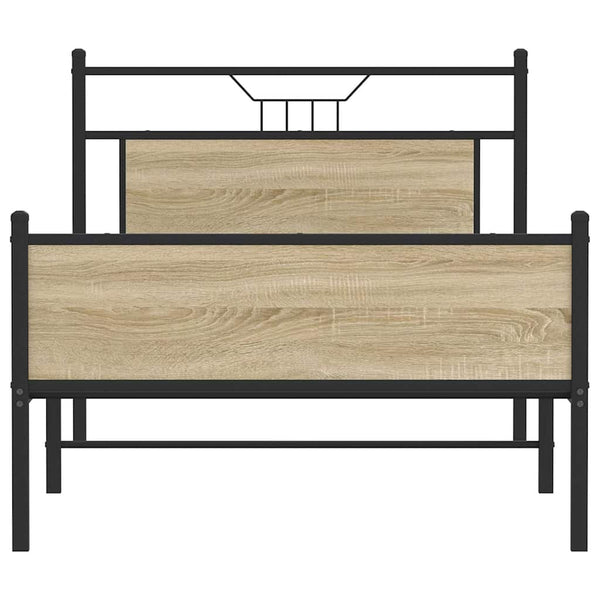 Bettgestell Sonoma-Eiche 100x190 cm