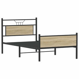 Bettgestell Sonoma Eiche 107x203 cm