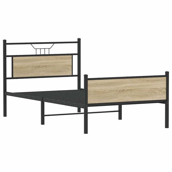 Bettgestell Sonoma Eiche 107x203 cm
