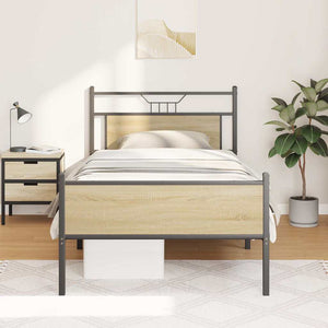 Bettgestell Sonoma Eiche 107x203 cm