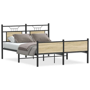 Bettgestell Sonoma Eiche 137x190 cm