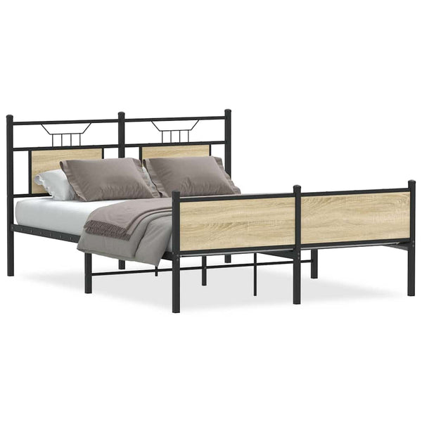 Bettgestell Sonoma Eiche 137x190 cm