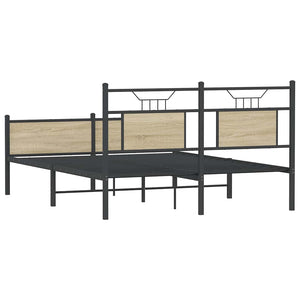 Bettgestell Sonoma Eiche 137x190 cm