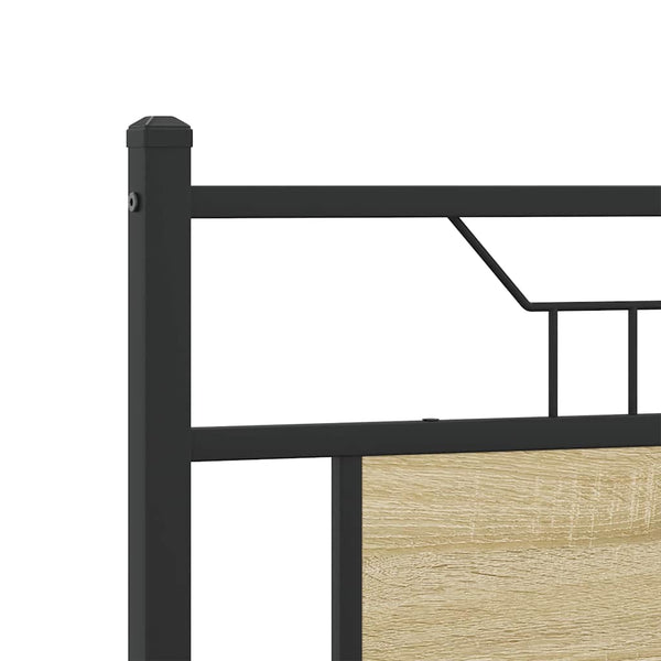Bettgestell Sonoma Eiche 137x190 cm