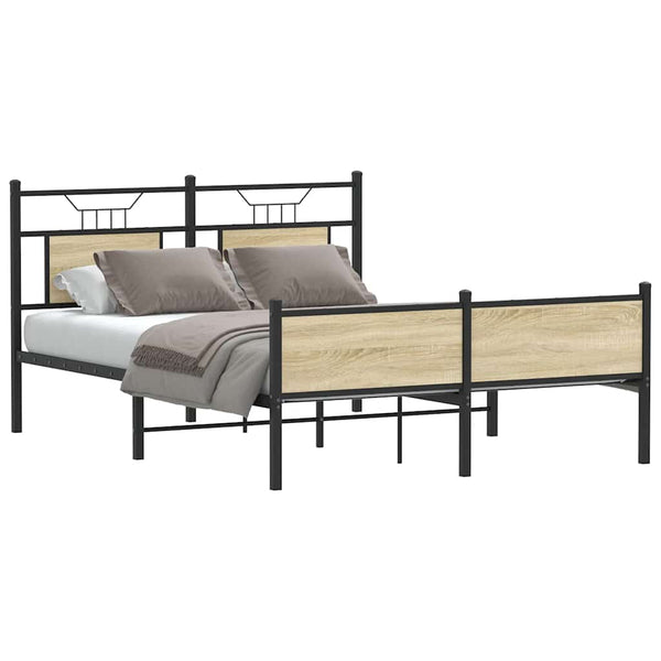 Bettgestell Sonoma Eiche 137x190 cm