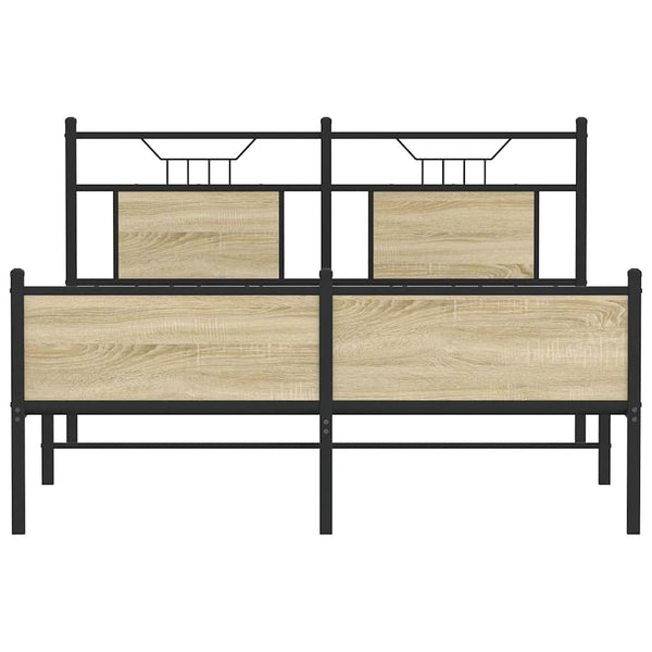 Bettgestell Sonoma Eiche 150x200 cm
