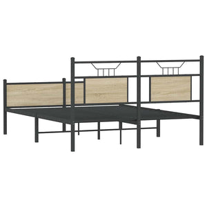 Bettgestell Sonoma Eiche 150x200 cm