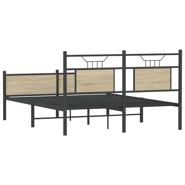 Bettgestell Sonoma Eiche 150x200 cm
