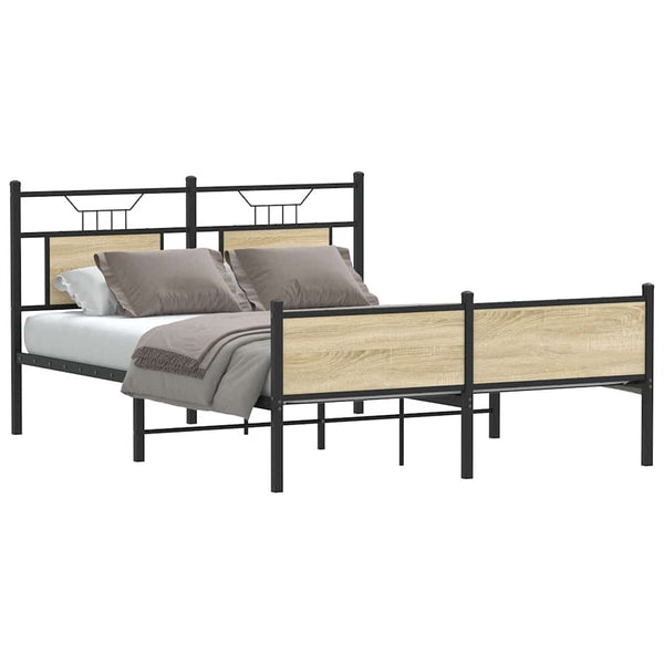 Bettgestell Sonoma Eiche 150x200 cm