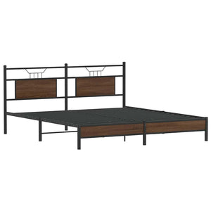 Bettgestell Braun Eichen-Optik 183x213 cm