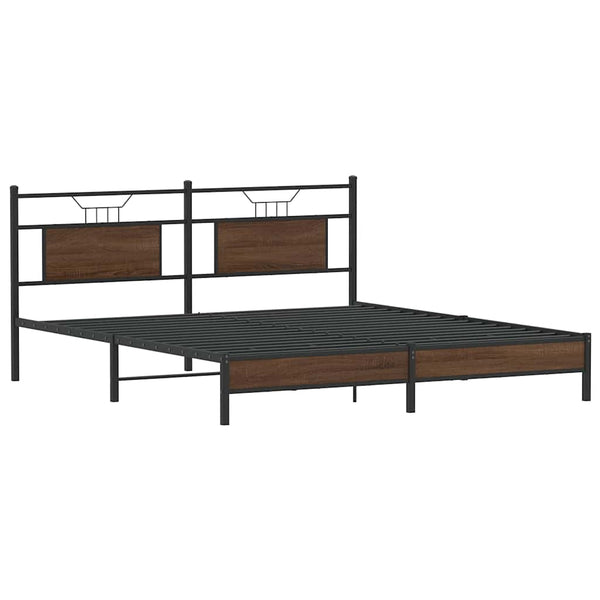 Bettgestell Braun Eichen-Optik 183x213 cm