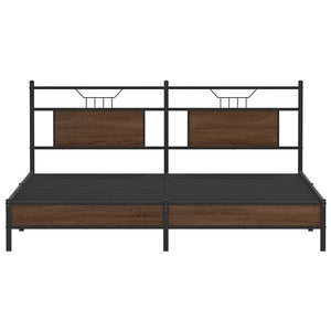Bettgestell Braun Eichen-Optik 183x213 cm
