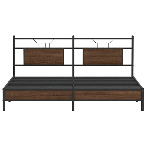 Bettgestell Braun Eichen-Optik 183x213 cm