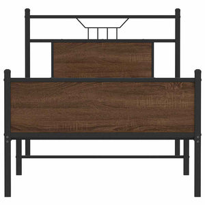 Bettgestell Braun Eiche 80x200 cm