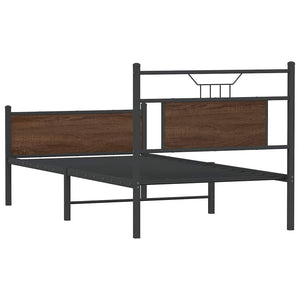 Bettgestell Braun Eiche 80x200 cm