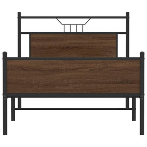 Bettgestell Braun Eiche 100x190 cm