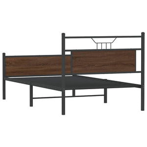 Bettgestell Braun Eiche 100x190 cm