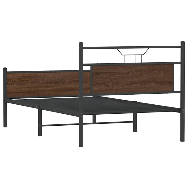 Bettgestell Braun Eiche 100x190 cm