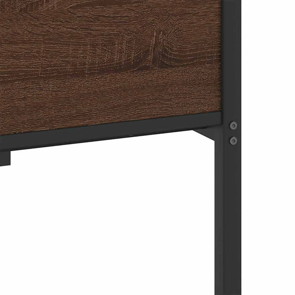 Bettgestell Braun Eiche 100x190 cm