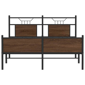 Bettgestell Braun Eiche 137x190 cm