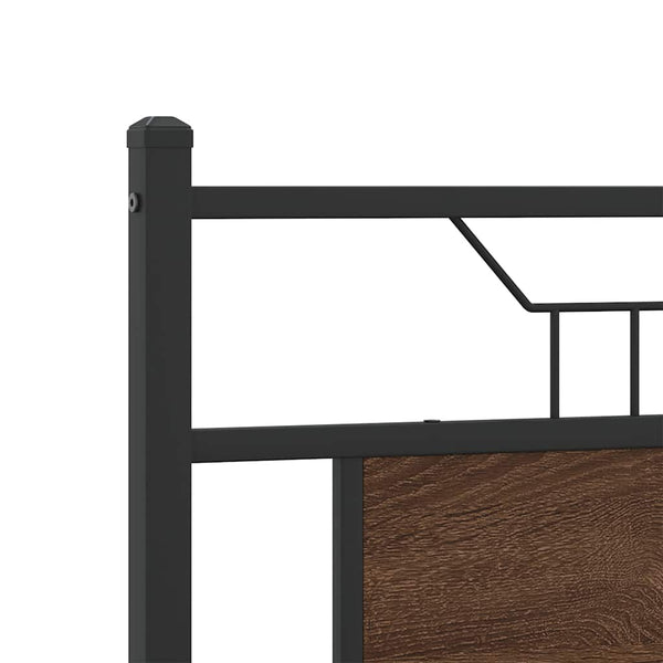 Bettgestell Braun Eiche 140x190 cm