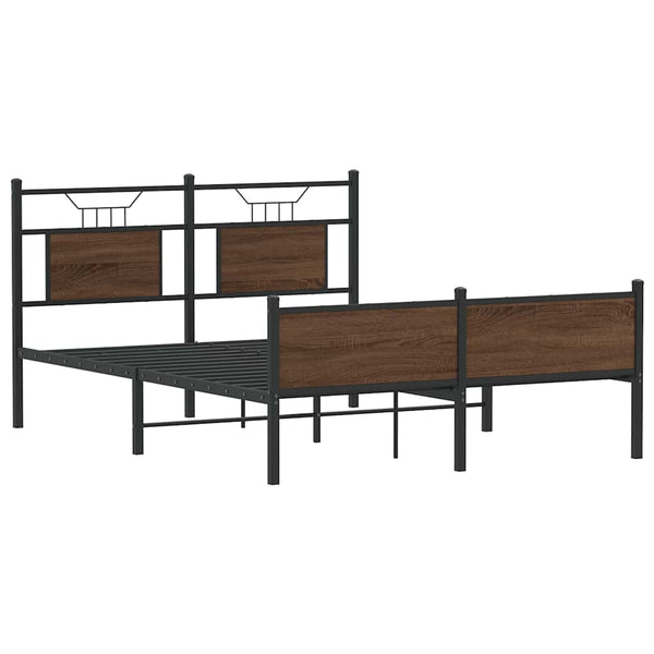 Bettgestell Braun Eiche 140x200 cm