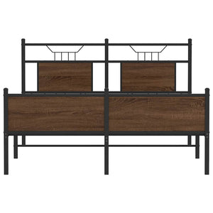 Bettgestell Braun Eiche 140x200 cm