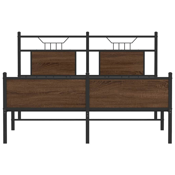 Bettgestell Braun Eiche 140x200 cm
