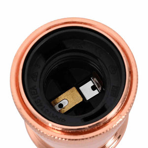 Lampenfassungen Rosegold E27, 2er Set