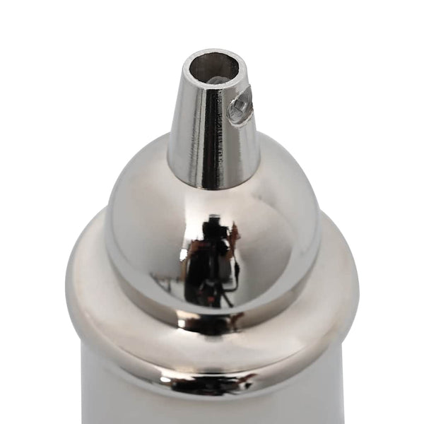 Lampenfassungen E27 Satin-Nickel 2er-Set