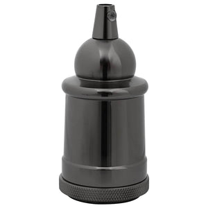Lampenfassungen E27, Schwarz, 2er-Set