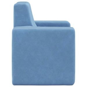 Blaues Kinder Sofa Plüsch