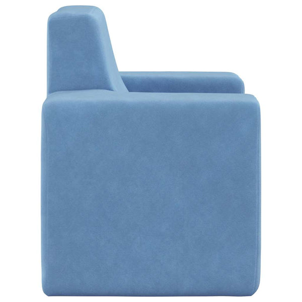 Blaues Kinder Sofa Plüsch