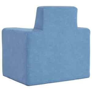 Blaues Kinder Sofa Plüsch
