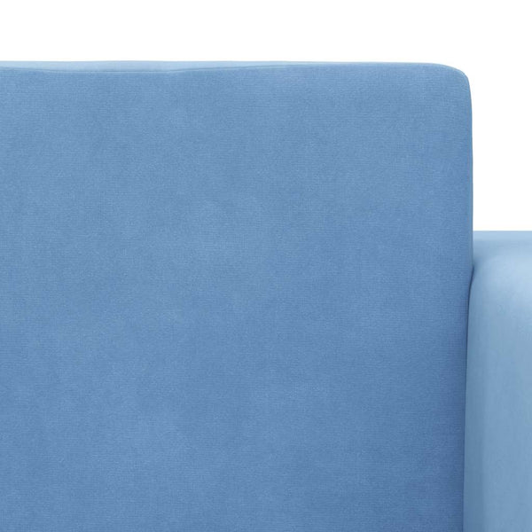 Blaues Kinderschlafsofa aus Plüsch