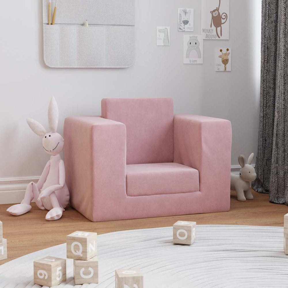 Rosa Schlafsofa für Kinder
