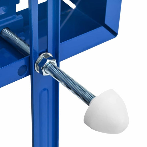 Spülkastenrahmen mit Speicher Weiß Stahl