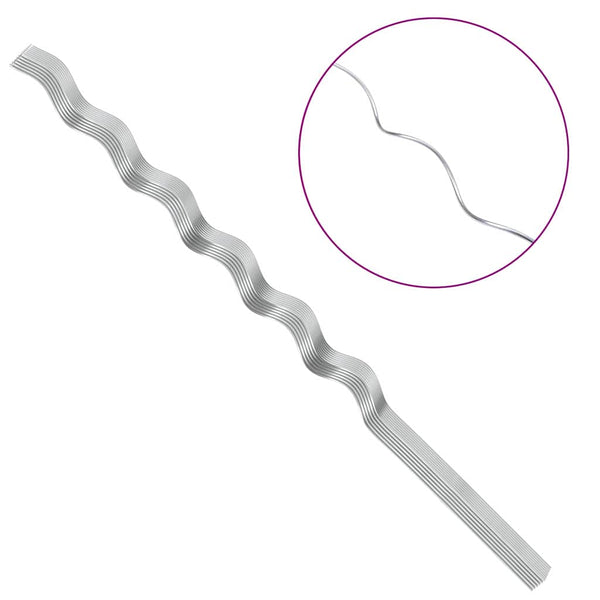 Pflanzenstütze Stahl Silber 50 Stk.