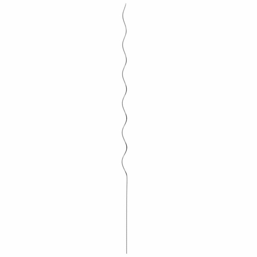 Pflanzenstütze Spiral Stahl Silber 150cm 20er Set