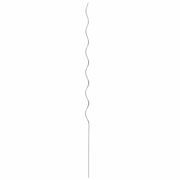 Pflanzenstütze Spiral Stahl Silber 150cm 20er Set