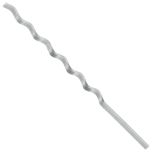 Pflanzenstütze Spiral Stahl Silber 150cm 20er Set