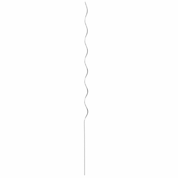 Pflanzenstütze Spiral Stahl Silber 150cm 20er Set