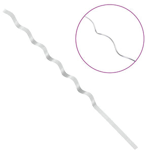 Pflanzenstütze Spiral Stahl Silber 5er-Set