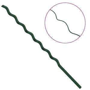 Pflanzenstütze Grün, 20 Stk, 170cm