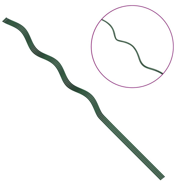 Pflanzenstütze Grün 5 Stk. 110cm